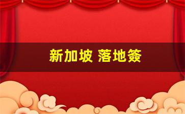 新加坡 落地簽(新加坡落地簽多少錢)